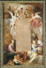 Anges et figures allégoriques des Arts et des Sciences présentant la thèse du brugeois Johannes de Vos, image 2/2