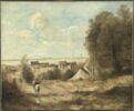Entrée de village, dit aussi Village au bord de la mer., image 2/3
