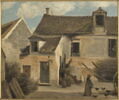 Cour d'une maison de paysans, aux environs de Paris., image 1/2