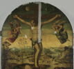 Le Christ en croix avec la Vierge, saint Jean et le bienheureux Gilles franciscain, image 2/8