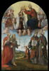 Le Couronnement de la Vierge avec saint Jérôme, saint François, saint Bonaventure et saint Louis de Toulouse, image 1/9