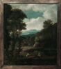Paysage boisé avec personnages assis près d'une cascade, image 18/19