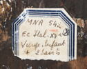 La Vierge et l'Enfant entourés de deux anges et de deux saints, image 8/13