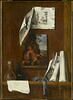 Nature morte en trompe l'oeil : le vin ou allégorie du goût, image 1/2
