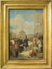 Napoléon III visitant le chantier du nouveau Louvre, image 3/4