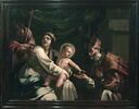 La Vierge à l'Enfant avec un évêque et saint Jacques, image 2/3