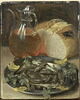 Nature morte au flacon de vin et aux petits poissons, image 4/4