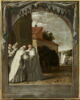 Saint Bernard de Clairvaux (1090 -1153) rend visite au révérend père général Guigues 1er (1083-1136) à la Grande Chartreuse, image 1/2