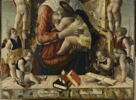 La Vierge allaitant l'Enfant avec huit anges musiciens, image 4/10