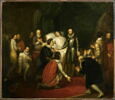 Henri III à son lit de mort, en 1589, image 1/3