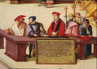 Table peinte illustrant l'Histoire de David, image 12/12