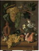 Nature morte aux raisins, fleurs et coquillages, image 1/3