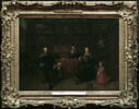 Réunion de famille dans un cabinet de tableaux, dit autrefois La Famille Van Eyck, image 3/3