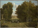 Les joueurs de palet ; paysage, image 1/2