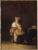 Le Goût : femme allaitant un enfant et singe mangeant des fruits, image 7/7
