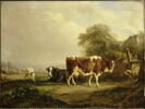 Paysage et animaux, dit aussi La vache au chien., image 3/3