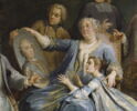 Madame Mercier entourée de sa famille., image 5/5