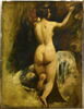 Femme nue vue de dos, image 1/2