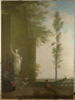 Panneau décoratif (paysage et statue), image 1/3