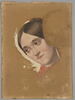 Tête de femme à bandeaux plats. Madame Desaux (Henriette Brown artiste peintre), image 1/4
