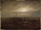 Bord de mer au clair de lune, image 4/4
