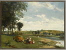 Famille de paysans au bord de l'eau, image 1/4