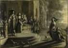Le roi Louis XIII accueillant la reine d'Autriche et le dauphin, image 1/7