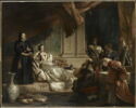 Sancho Panza dans l'appartement de la duchesse, déclarant la folie de Don Quichotte son maître, 1823 (ou 1828), image 1/3