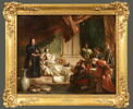 Sancho Panza dans l'appartement de la duchesse, déclarant la folie de Don Quichotte son maître, 1823 (ou 1828), image 2/3