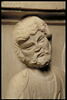 Prophète ou apôtre barbu, de face, tête inclinée vers la droite, tenant un volumen de la main gauche, image 4/5