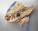 Ange volant et soulevant un rideau, image 1/2