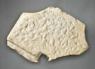 Fragment de tailloir décoré de rinceaux à feuilles et à frettes perlées, image 5/5