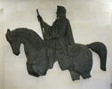 Napoléon III à cheval (cinq fragments), image 2/2