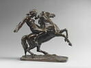 Amazone domptant un cheval, image 1/11