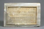 Épitaphe de Poncia de Aqueria (+ 1174 ou 1184), image 1/2