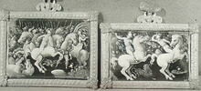 Plaque : Combat de cavaliers, d'un ensemble de deux (OA 965), image 3/3