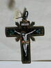 Pendentif en forme de croix : d'un côté le Christ, de l'autre la Vierge, image 3/6