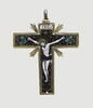 Pendentif en forme de croix : d'un côté le Christ, de l'autre la Vierge, image 1/6