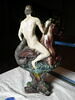 Statuette : Neptune sur un cheval marin et sur un socle, image 3/5
