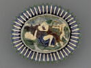 Plat ovale : Zeus, Callisto et l'Amour, image 1/4