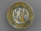 Grand plat rond : saint François d'Assise recevant les stigmates, image 1/2