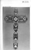 Croix en argent doré et huit pavés de cristal de roche, image 5/5