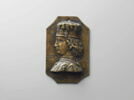 Plaquette : Borso d'Este, duc de Ferrare (1413 - 1471), image 1/3