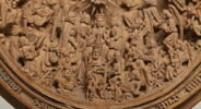 Grain de chapelet ou noix de prière : Dieu dans sa gloire ; le Jugement dernier, image 5/10
