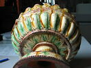 Grande coupe à pied godronnée, image 9/11