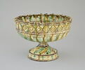 Grande coupe à pied godronnée, image 2/11