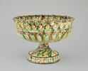 Grande coupe à pied godronnée, image 3/11