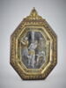 Médaillon octogonal à deux faces : la Flagellation du Christ, image 1/2