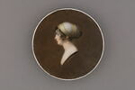 Médaillon : portrait de femme de profil, image 2/2