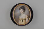 Bonbonnière ronde : portrait de jeune femme, image 2/5